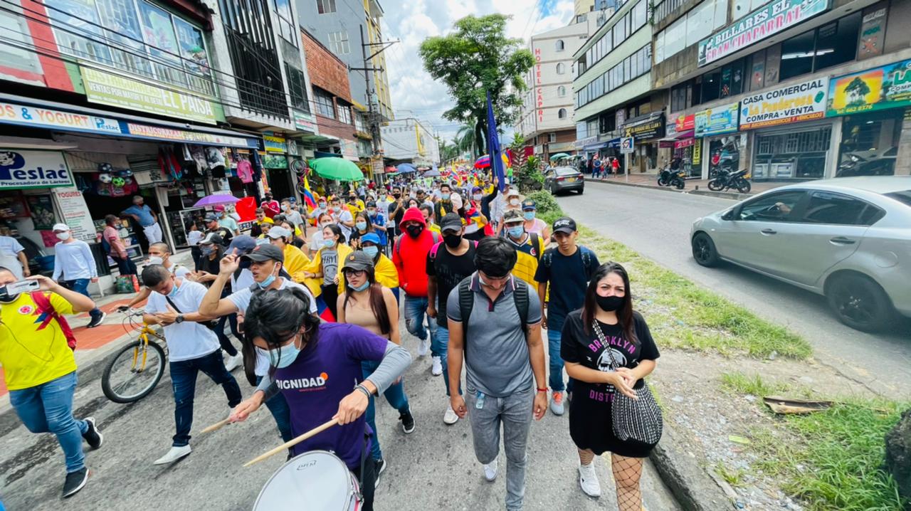 Manifestaciones en Villavicencio.