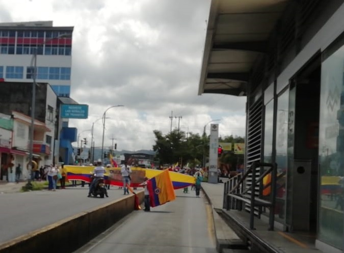 Manifestaciones en Pereira