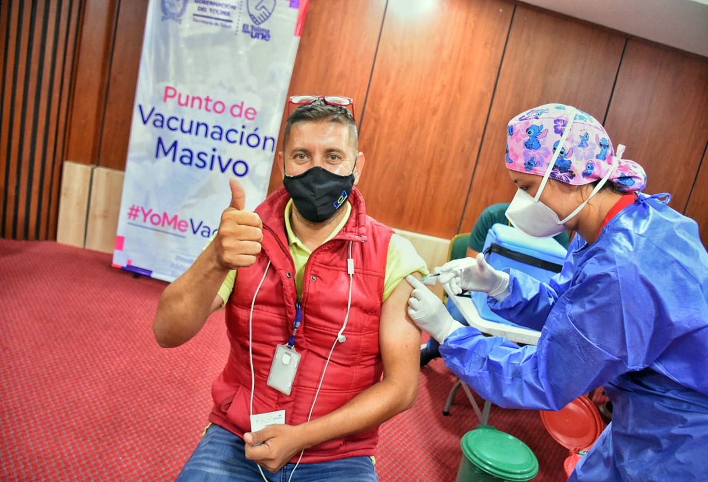 36 million Colombians have a covid vaccination program