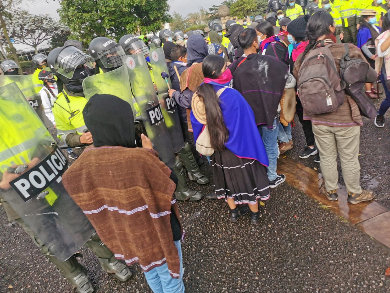 Protestas en Bogotá