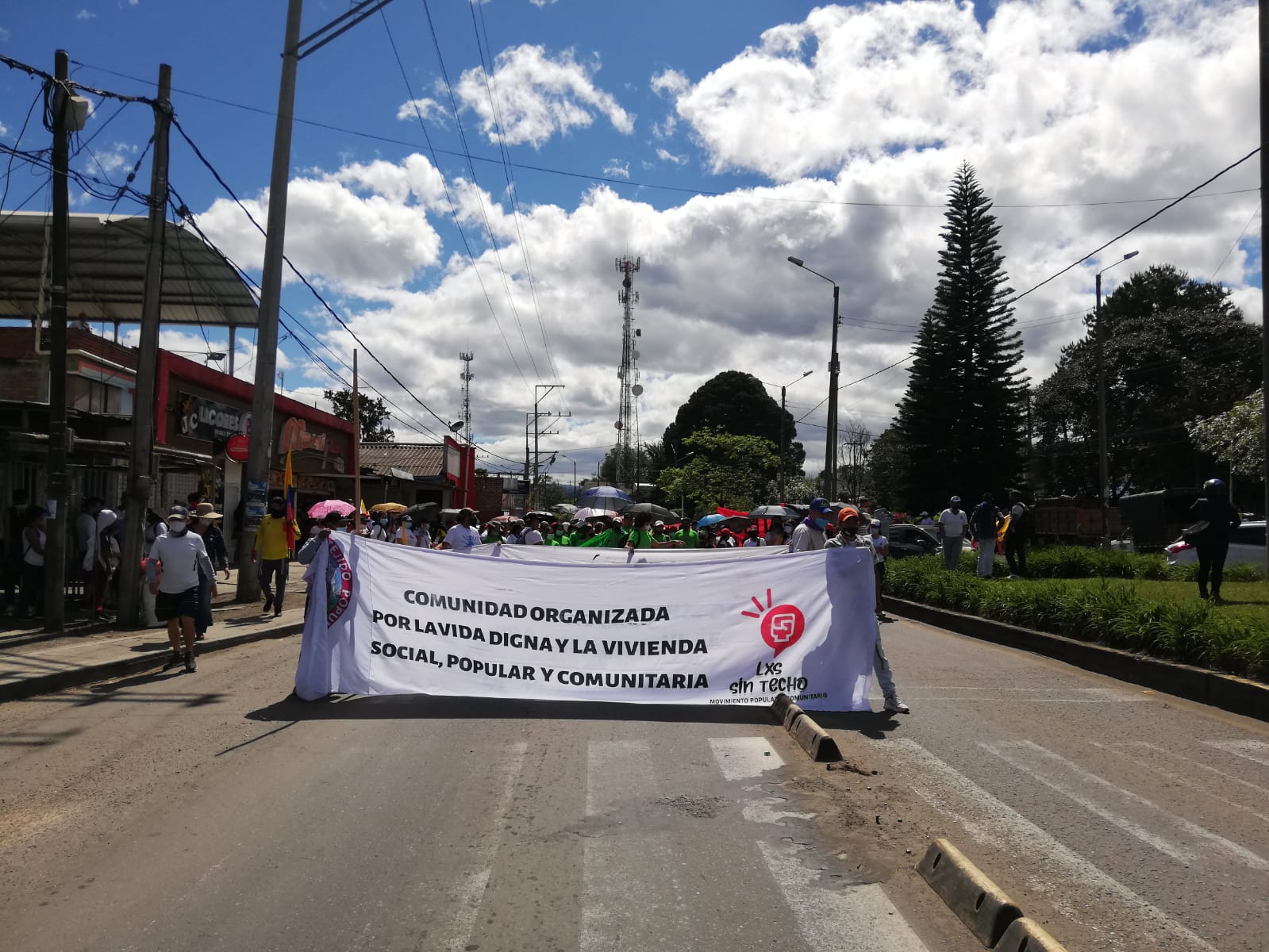 Manifestaciones en Popayán 20 de julio.