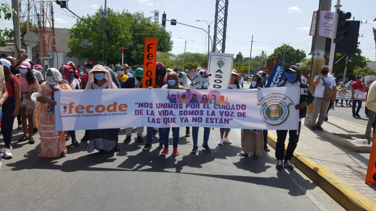 Manifestaciones en Riohacha en el 20 de julio.