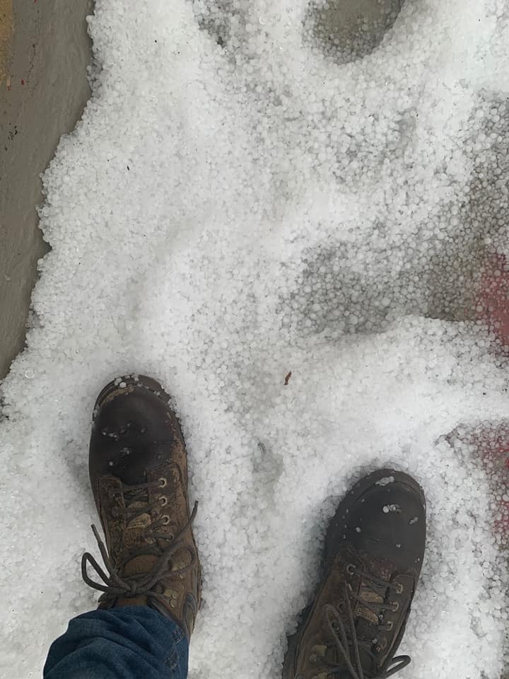 Granizada en Sucre, Santander