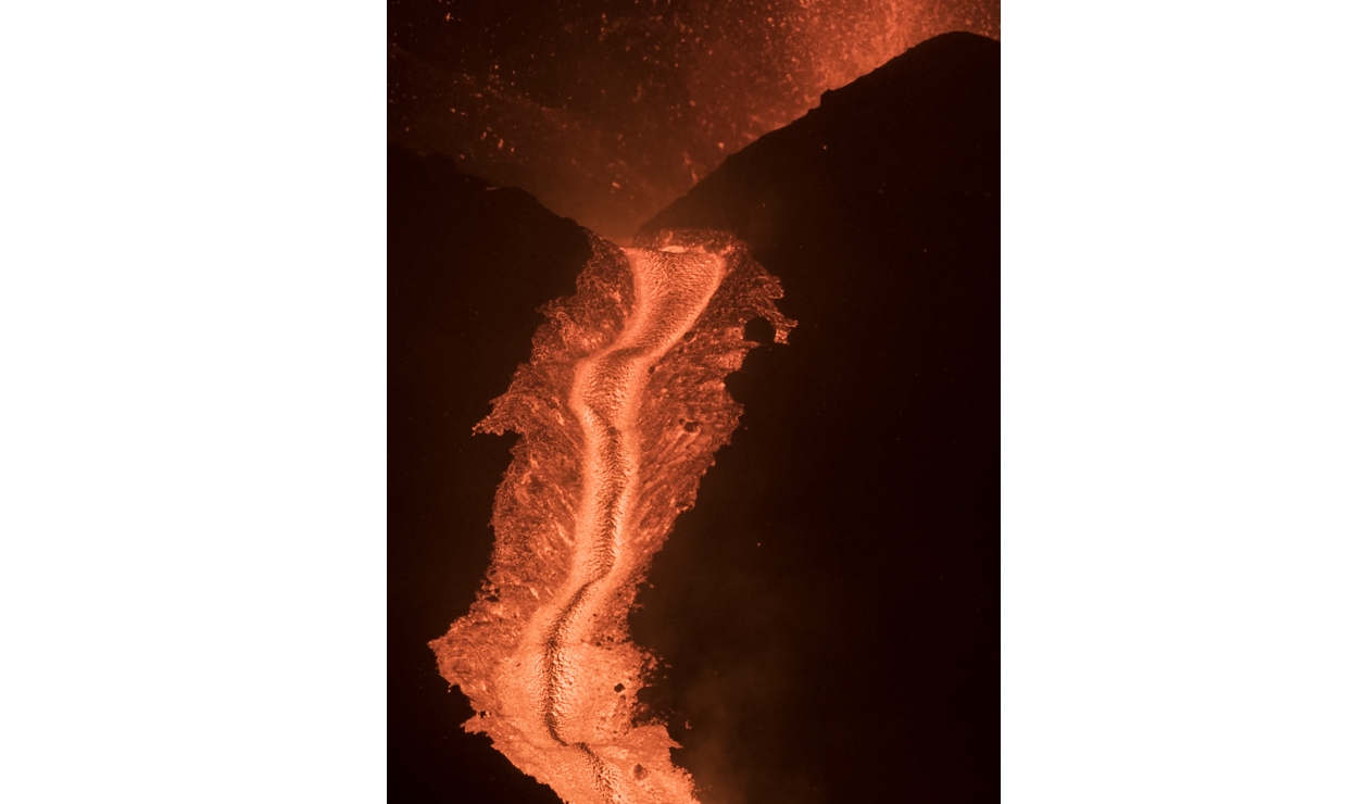 Lava del volcán Cumbre Vieja