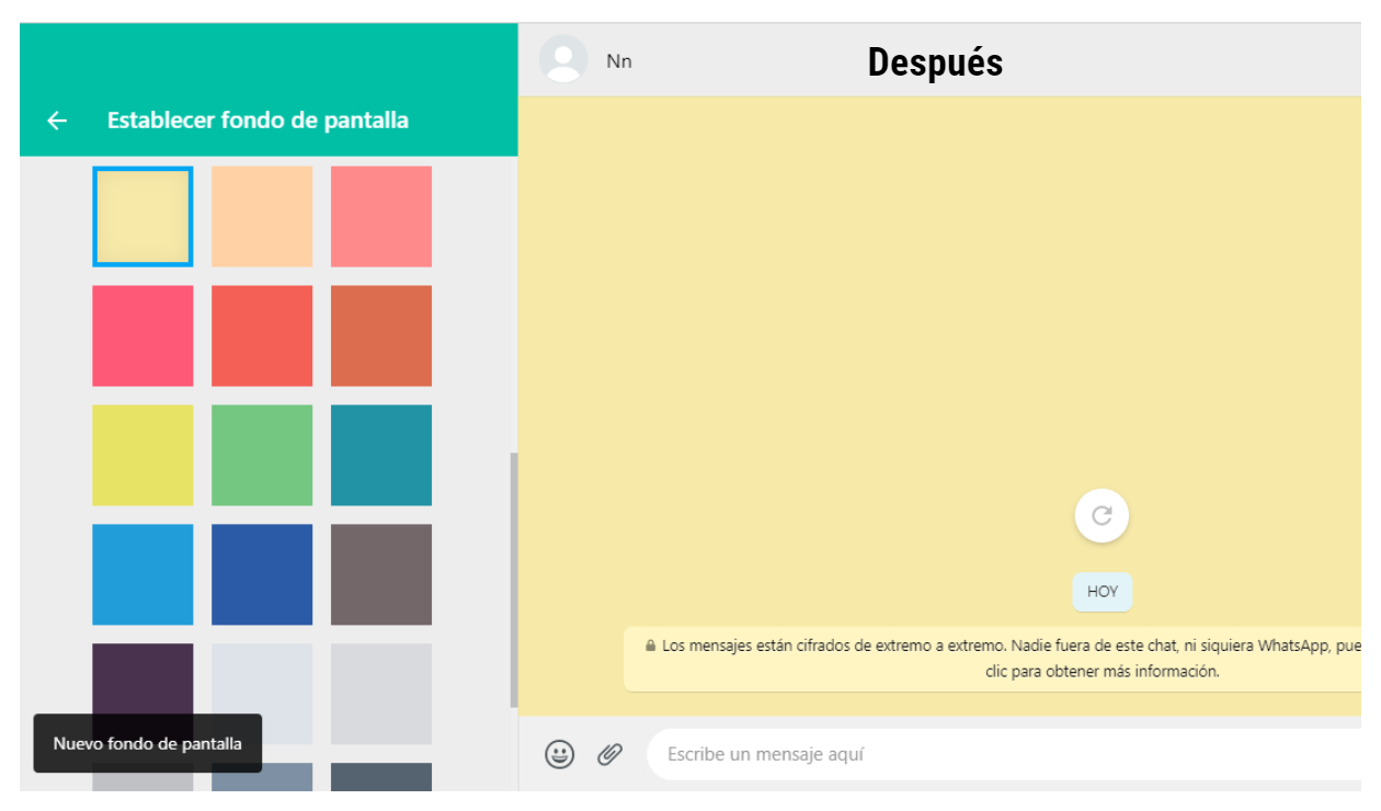 WhatsApp Web, cambiar el color del fondo de pantalla | RCN Radio WhatsApp Web, cambiar el color del fondo de pantalla | RCN Radio