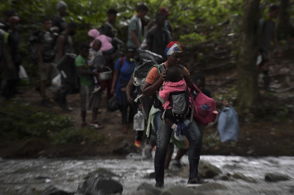 Migrantes por el Darién rumbo a Centroamérica