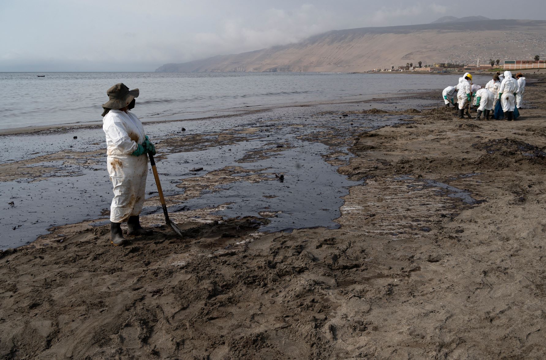 Tragedia ambiental en Perú por derrame de petróleo.