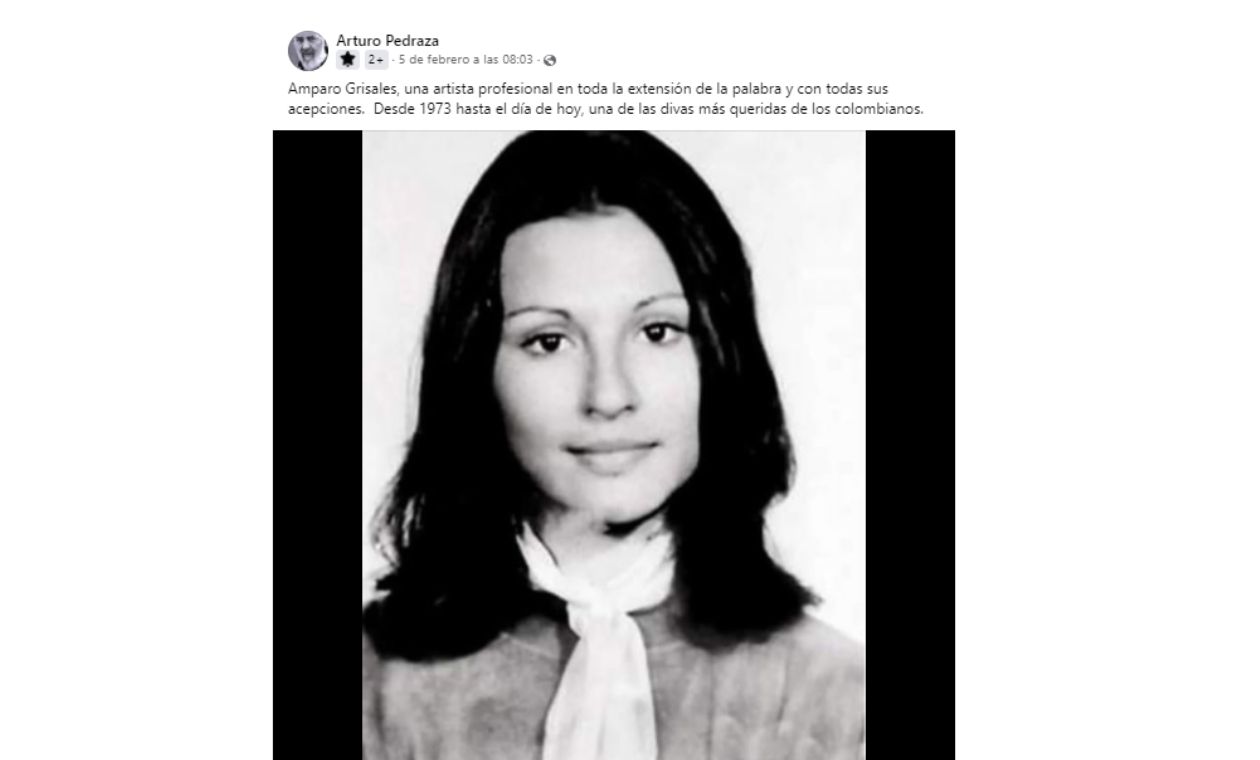 Amparo Grisales: foto inédita de la actriz en 1973 Amparo Grisales: foto inédita de la actriz en 1973