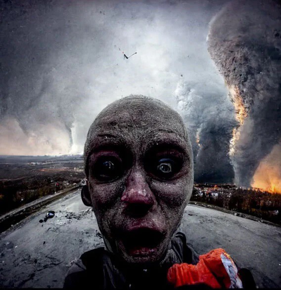 Selfies que muestran el fin del mundo Selfies que muestran el fin del mundo