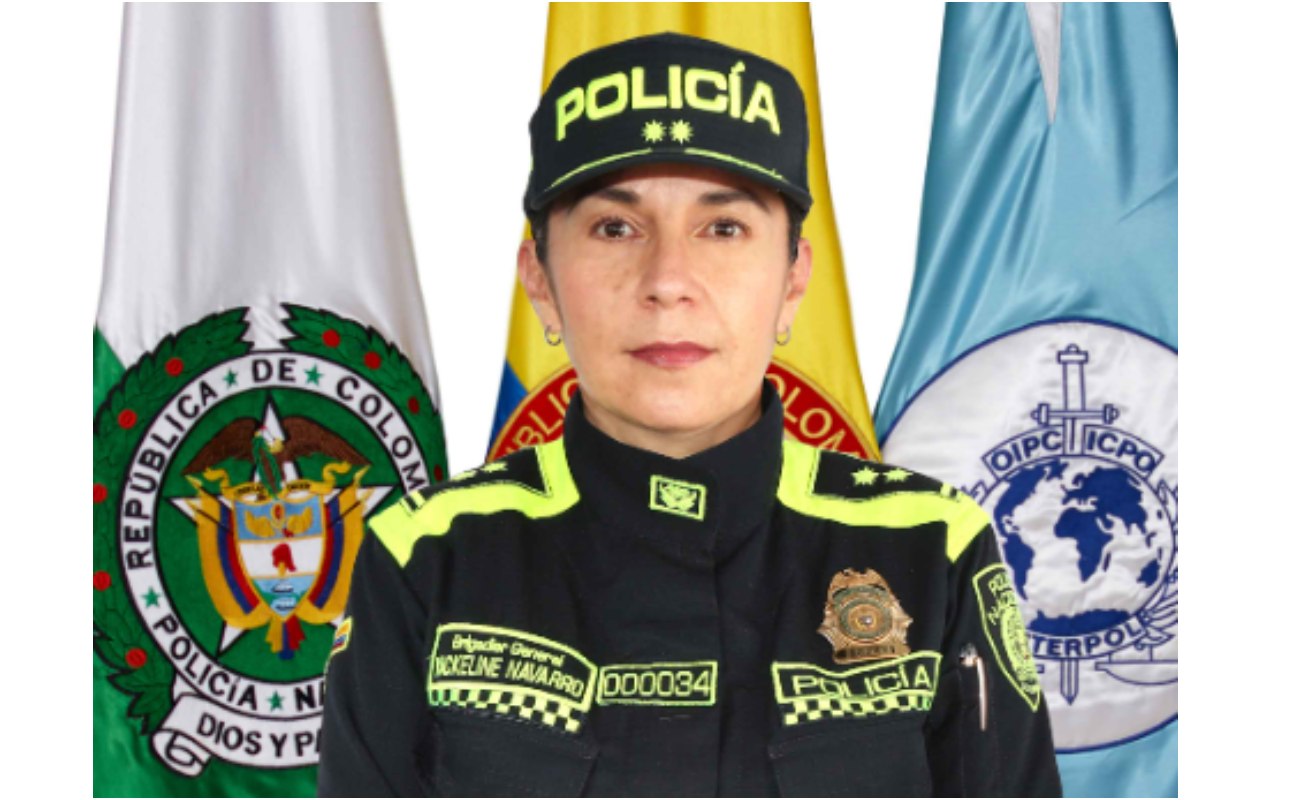 Subdirectora General de la Policía Nacional, General Yackeline Navarro Ordóñez