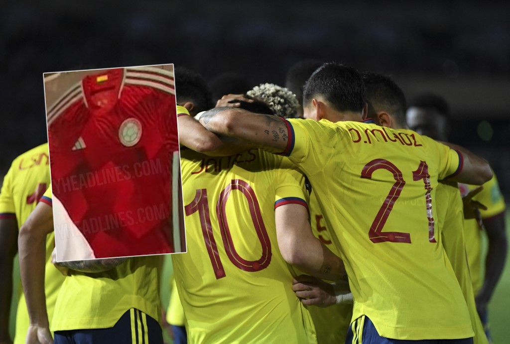 Nueva camiseta Selección Colombia roja