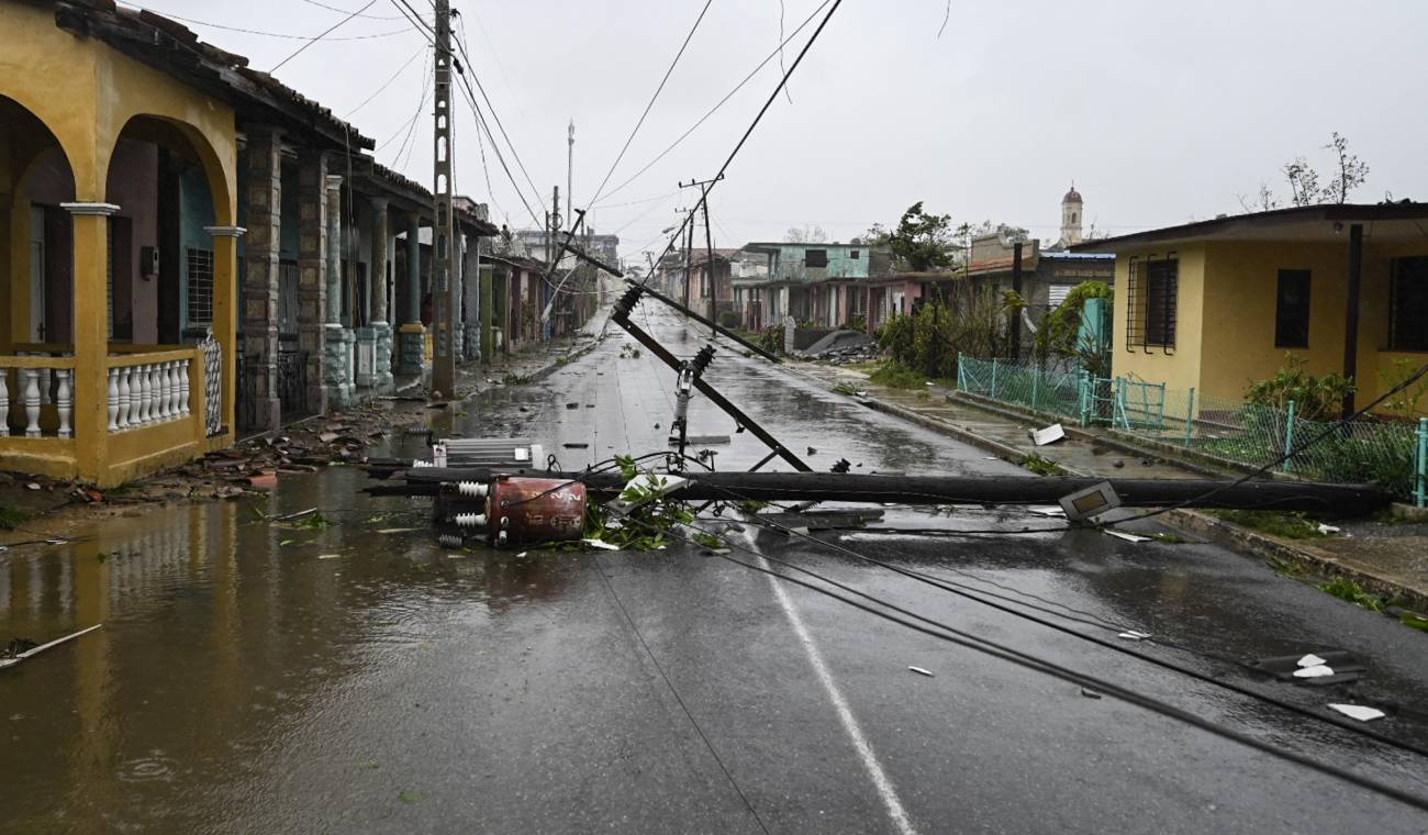 Paso del huracán Ian por Cuba