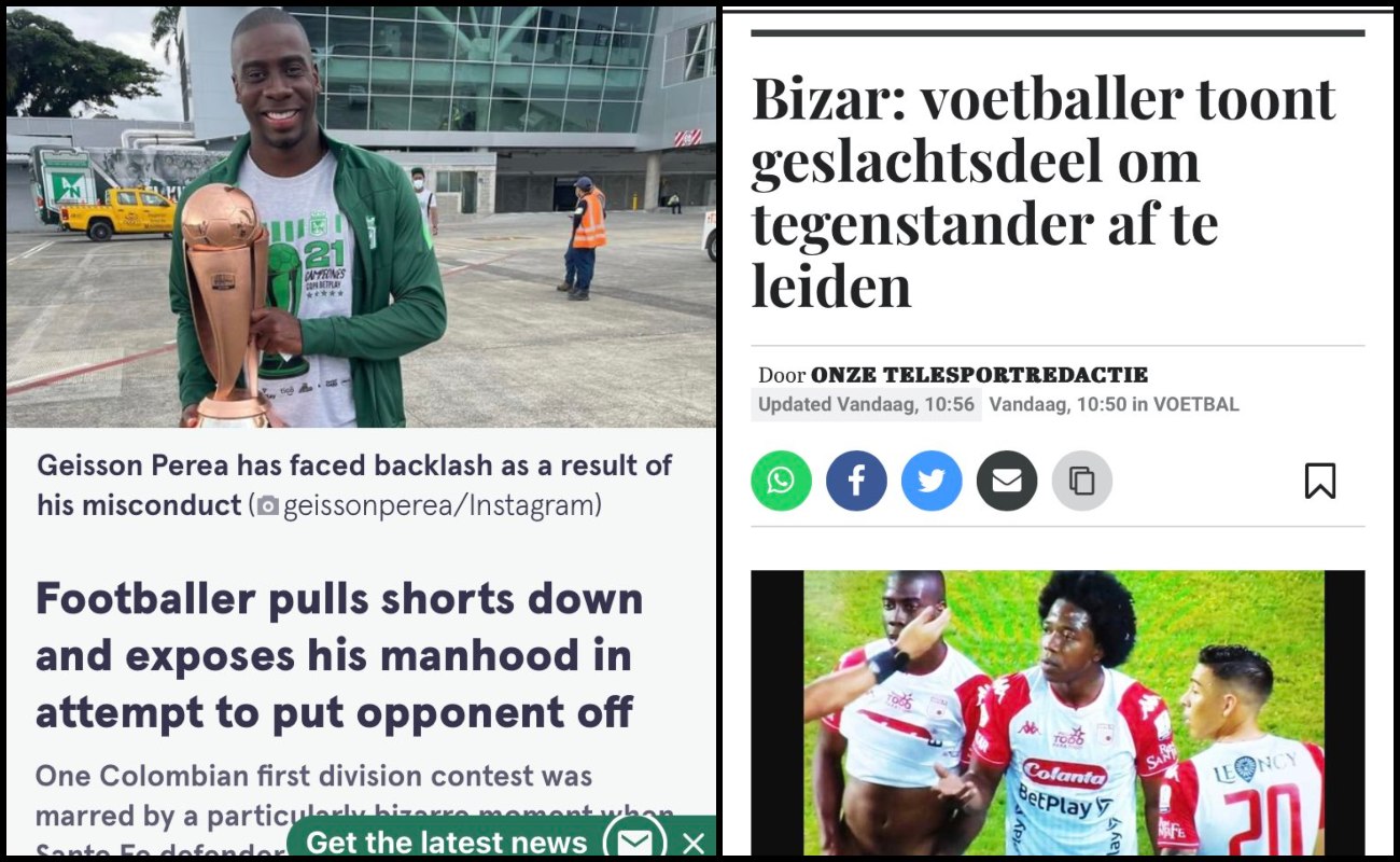 Geisson Perea en las portadas del mundo