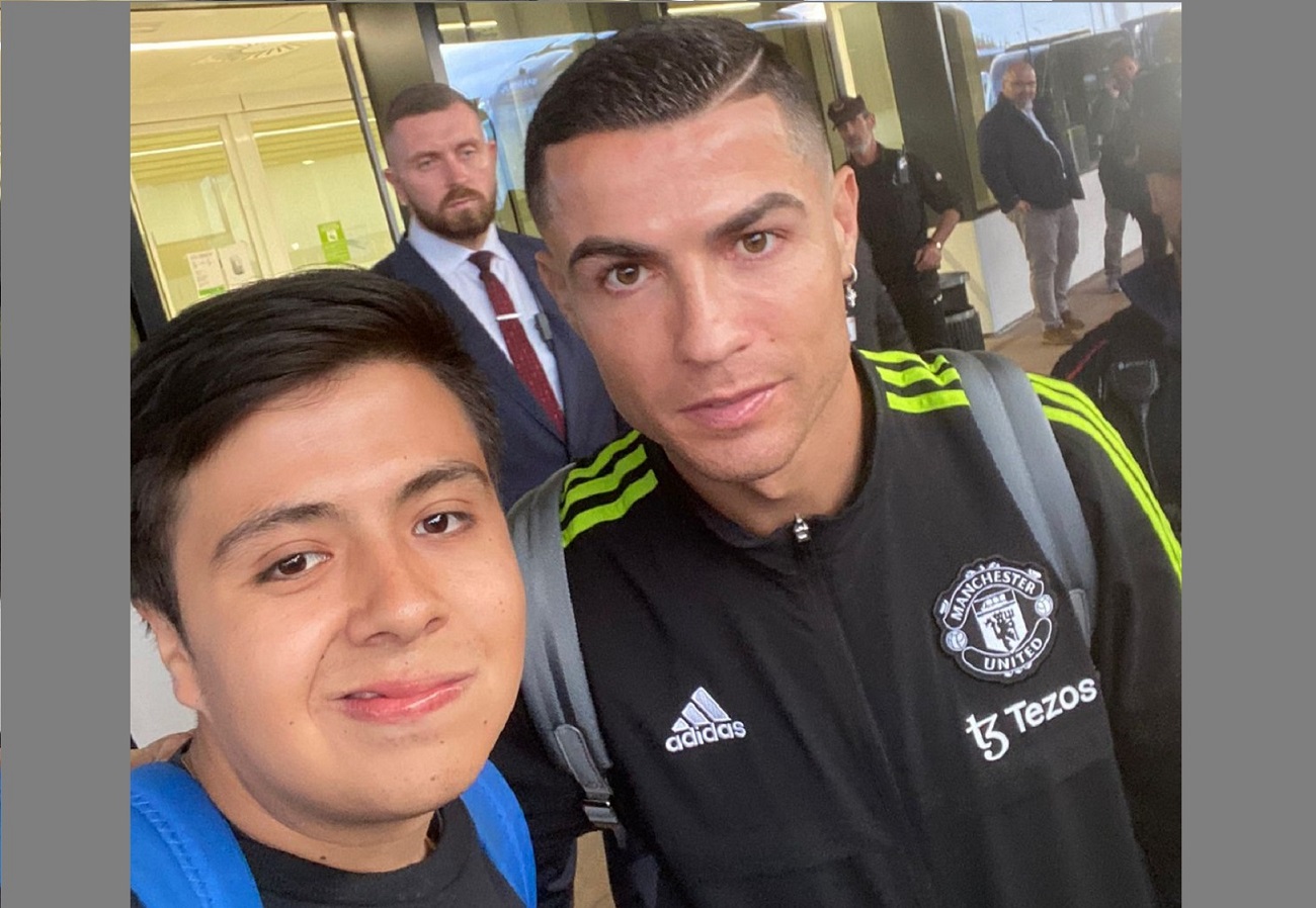 Sebastian Diaz conquered Cristiano Ronaldo with the wayuu backpack