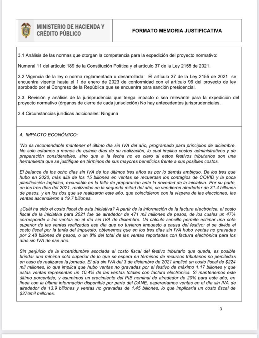 Decreto Día sin IVA Decreto Día sin IVA
