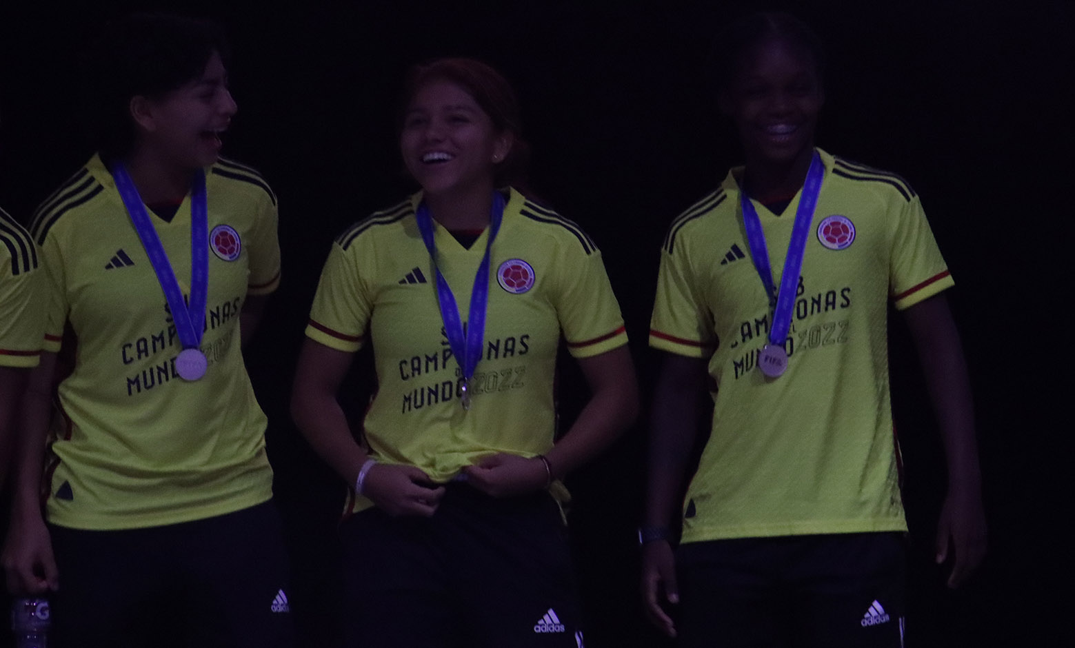 Recibimiento de la Selección Colombia Femenina sub 17