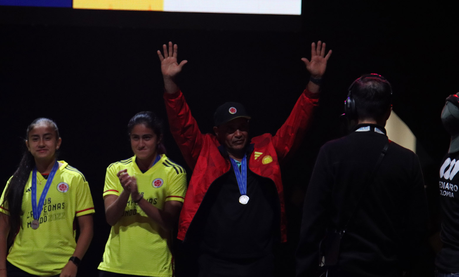 Recibimiento de la Selección Colombia Femenina sub 17