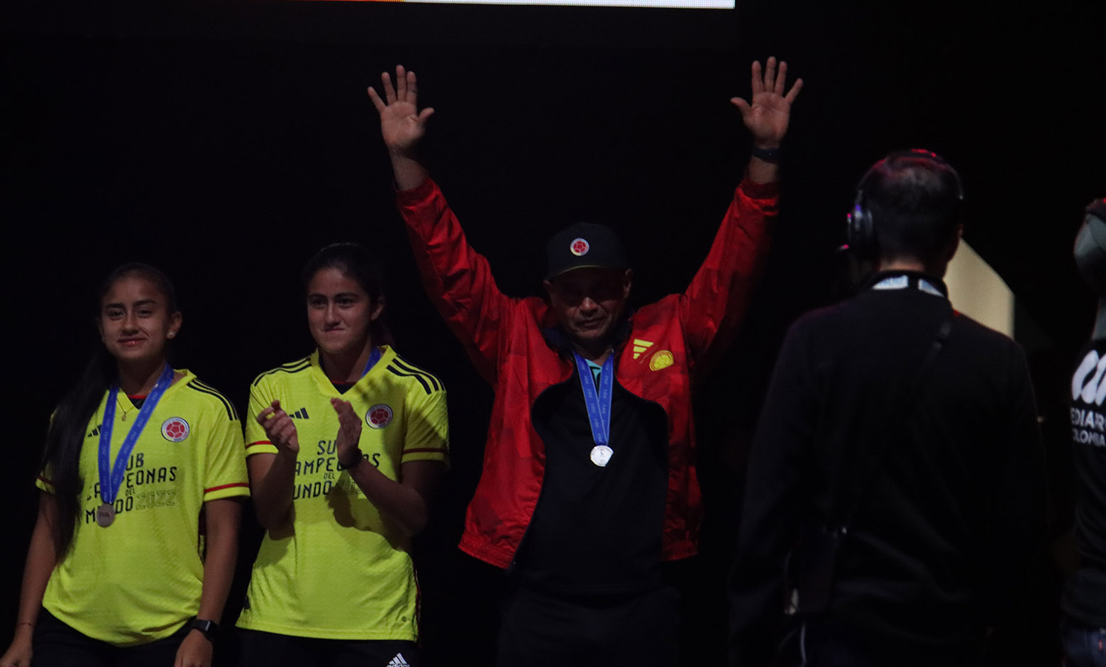 Recibimiento de la Selección Colombia Femenina sub 17