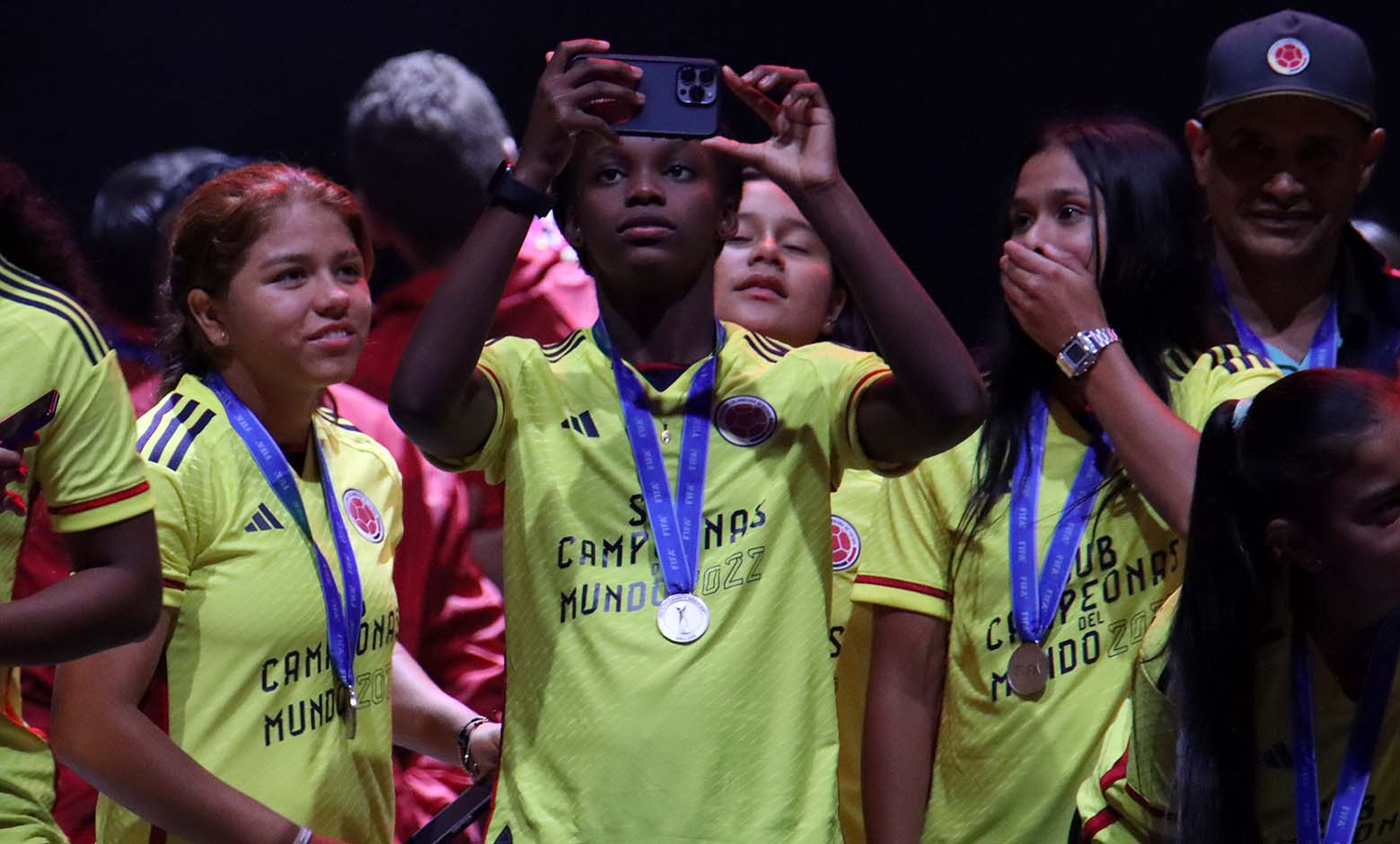 Recibimiento de la Selección Colombia Femenina sub 17