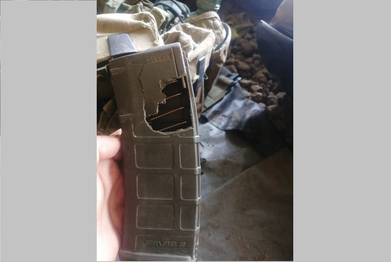La cuchara que le salvó la vida a un soldado en combate