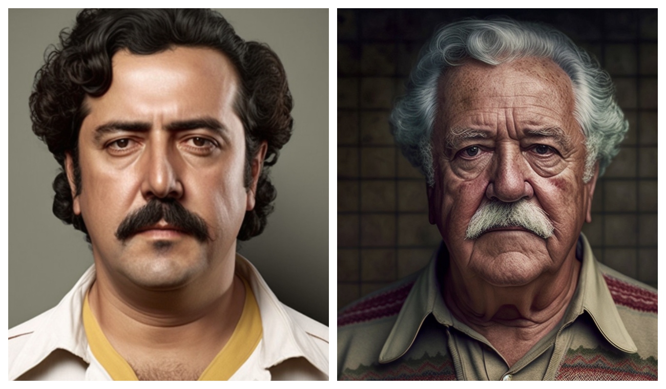 Pablo Escobar a sus 74 años