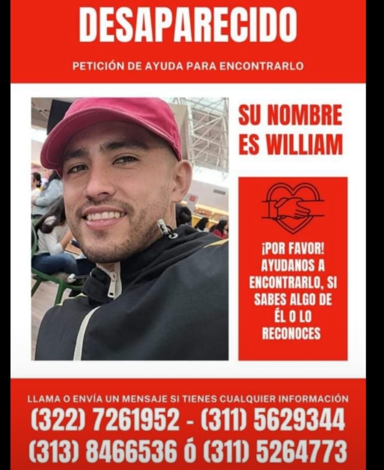 Ciclista desaparecido Redes Sociales