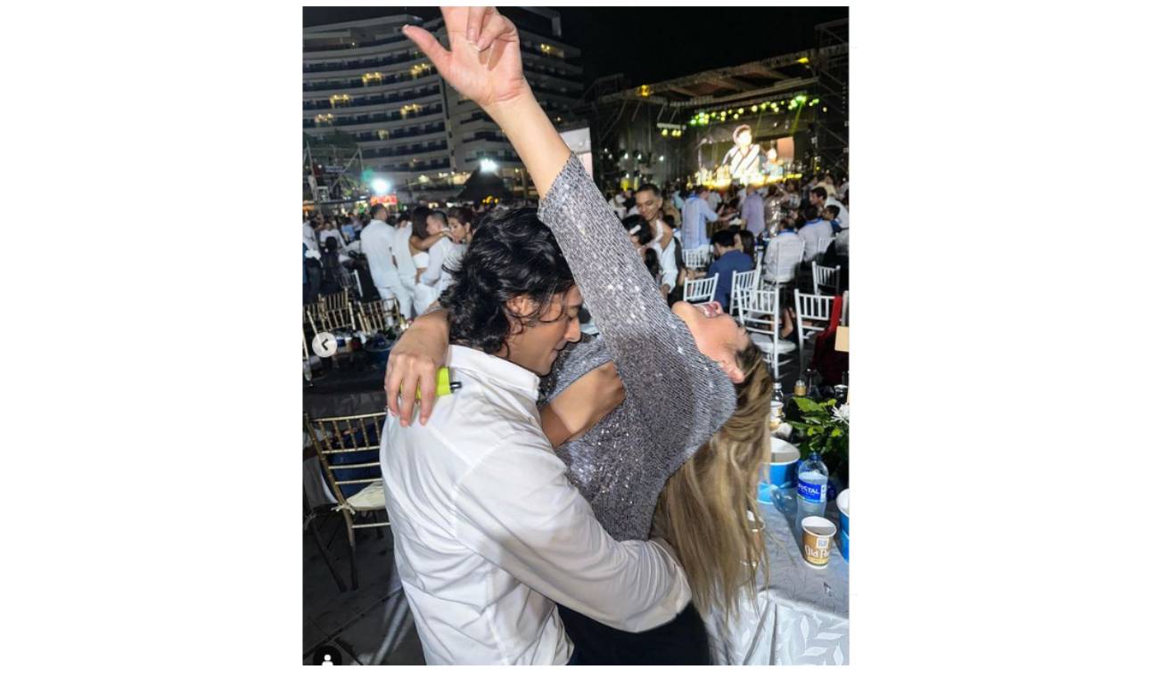 Nicolas Petro y Laura Ojeda