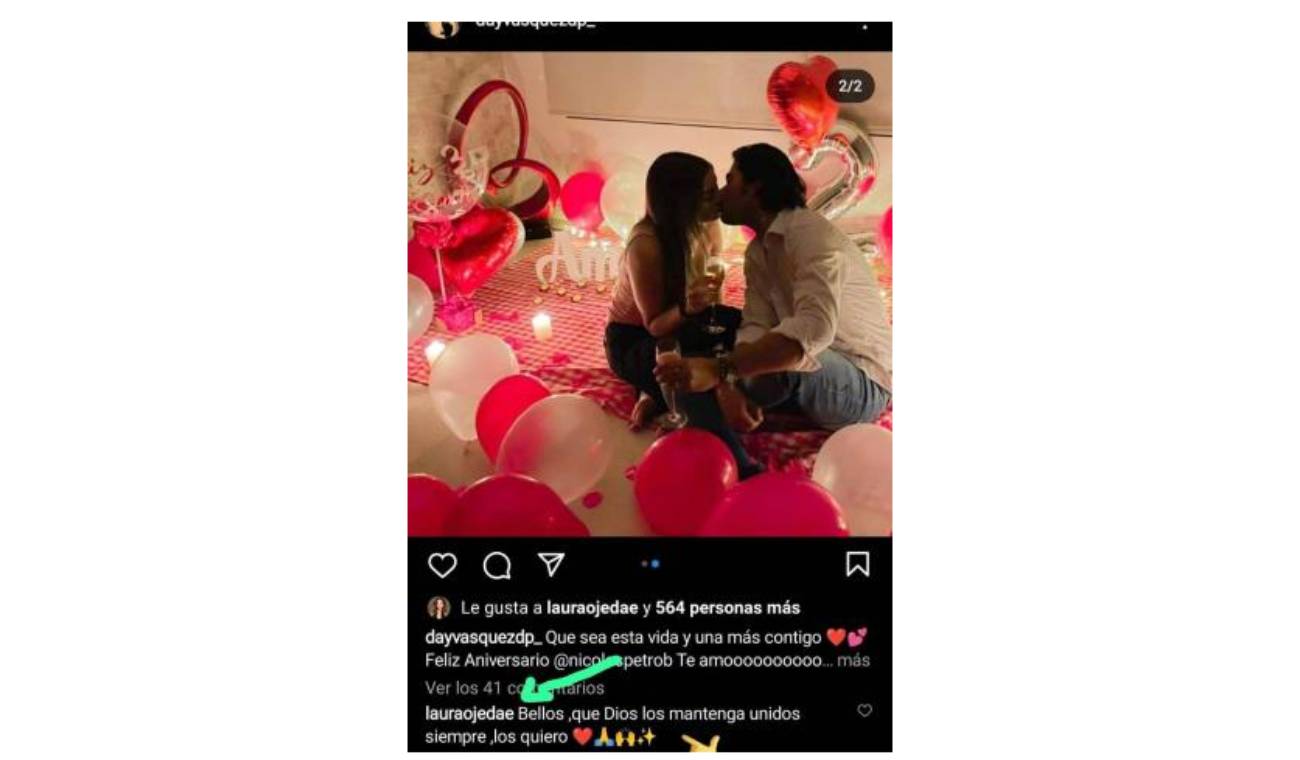 Nicolas Petro y Day Vásquez con mensaje de Laura Ojeda
