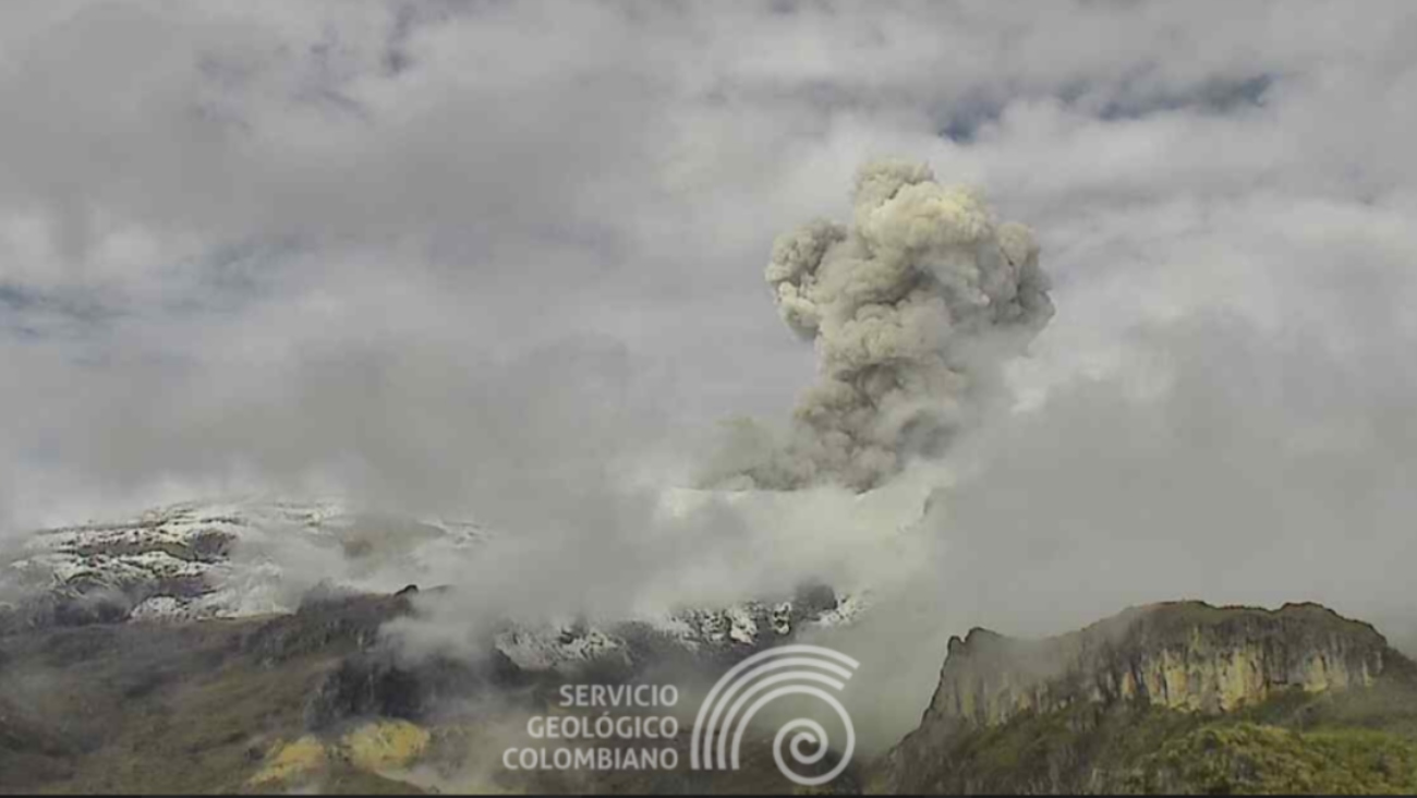 Volcán Nevado del Ruiz HOY 8 de mayo: sismos y emisión de ceniza sigue ...