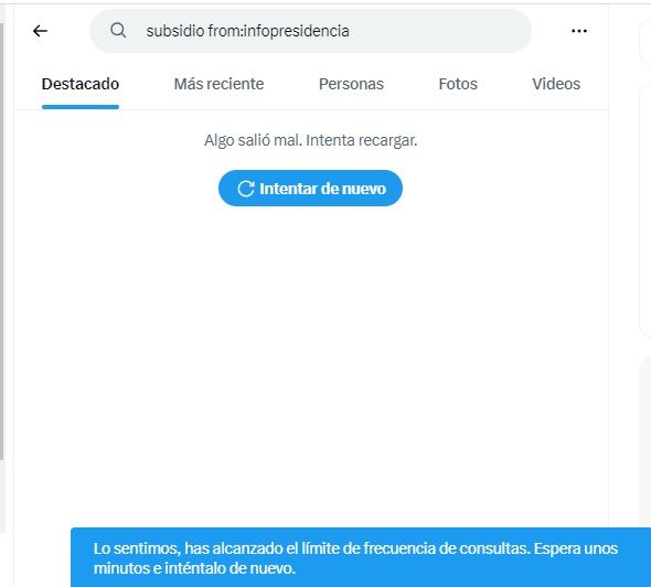 Búsquedas en Twitter