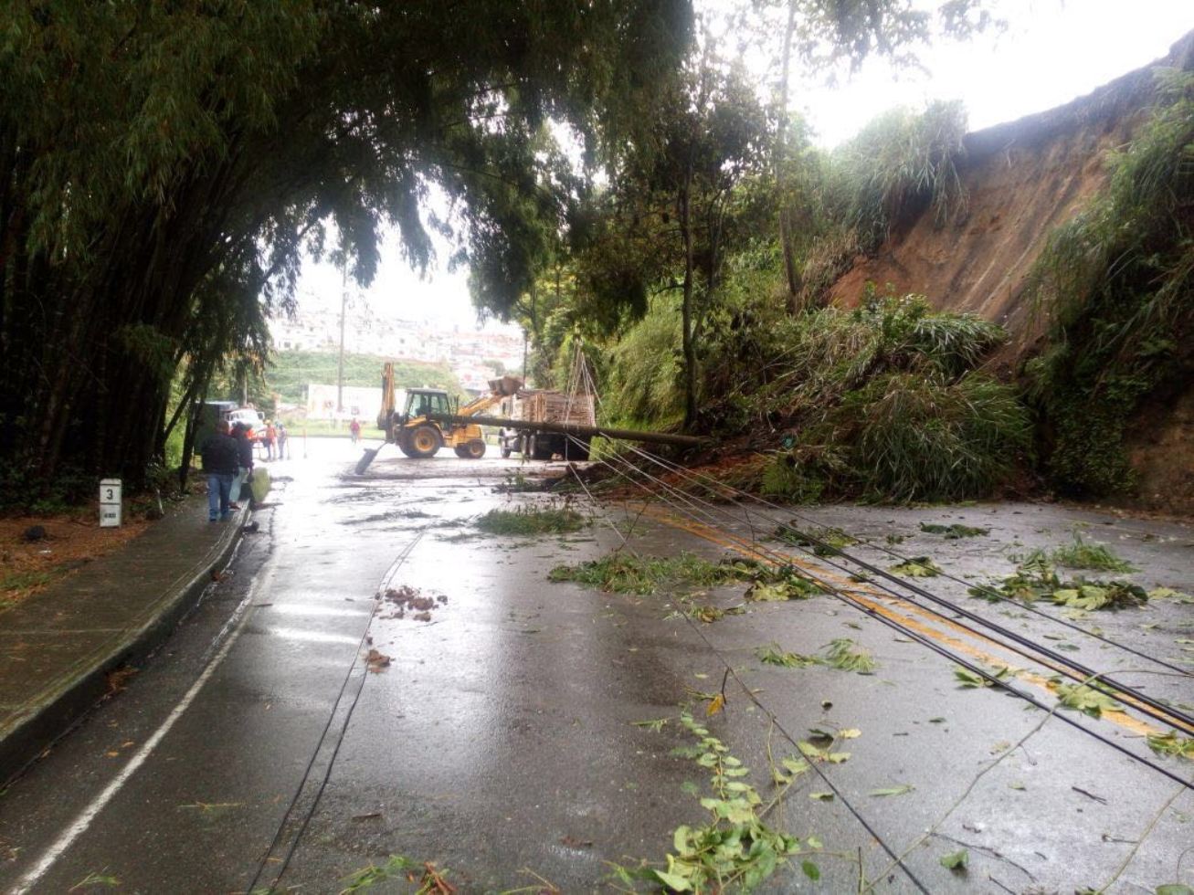 Derrumbe en Quindío