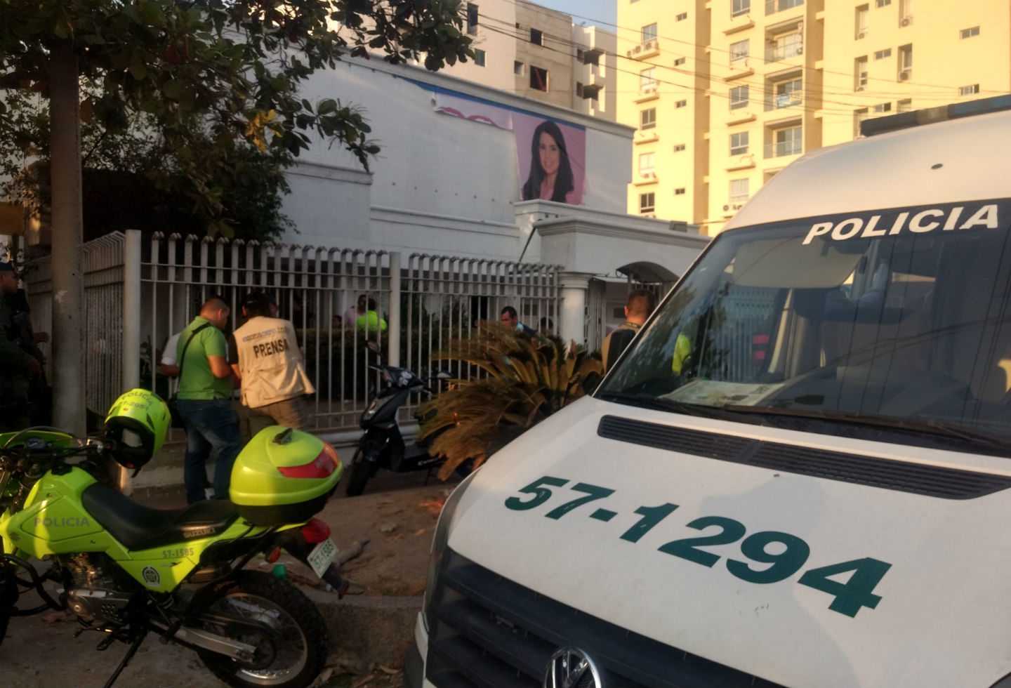 Sede de Aída Merlano, candidata al Senado Sede de Aída Merlano, candidata al Senado