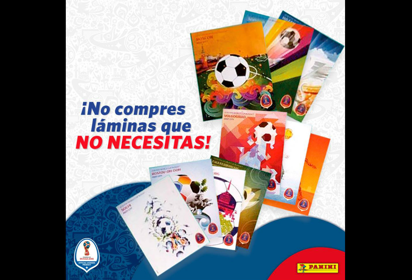 Láminas falsas del álbum Mundial de Rusia Thumbnail