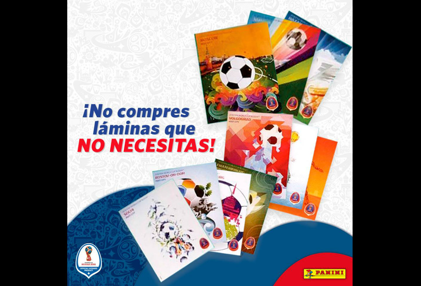 Láminas falsas del álbum Mundial de Rusia