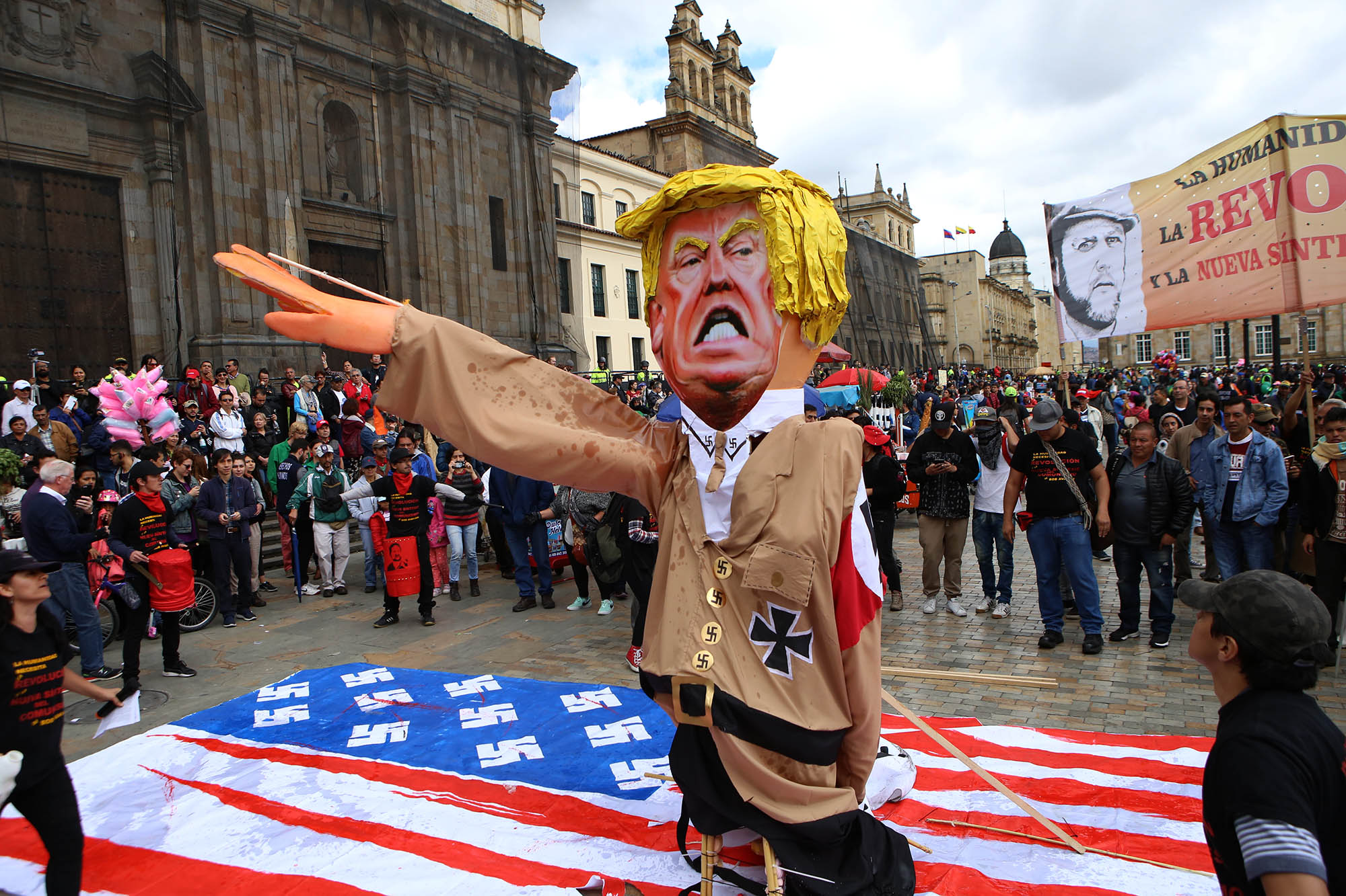 Marcha del primero de mayo en Bogotá