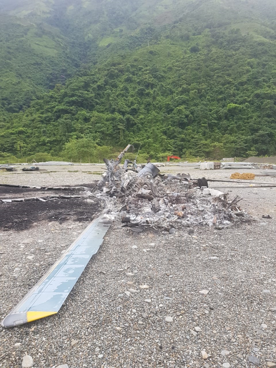 Helicóptero Incinerado Toledo Antioquia