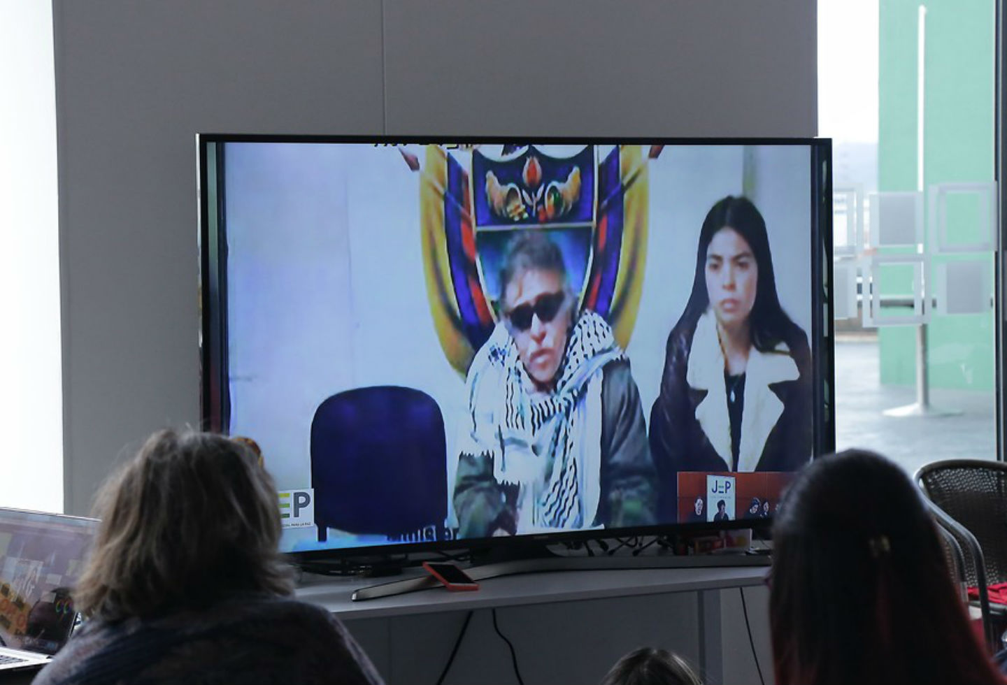 Jesús Santrich, por videoconferencia, ante la JEP