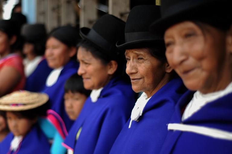 Indígenas colombianos