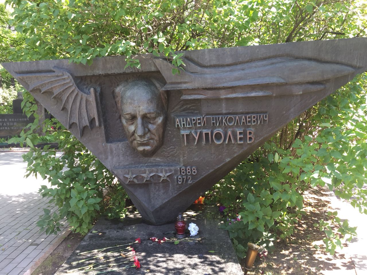Cementerio de Novodevichy, en Rusia.