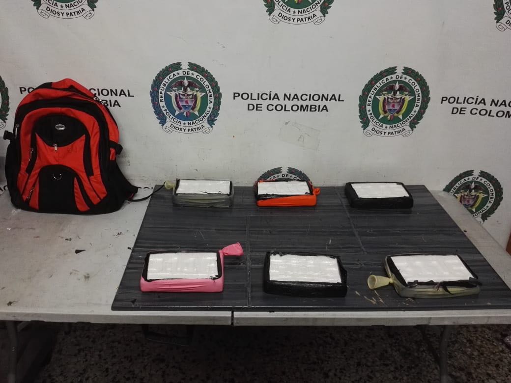 Capturados intentando sacar droga desde El Dorado