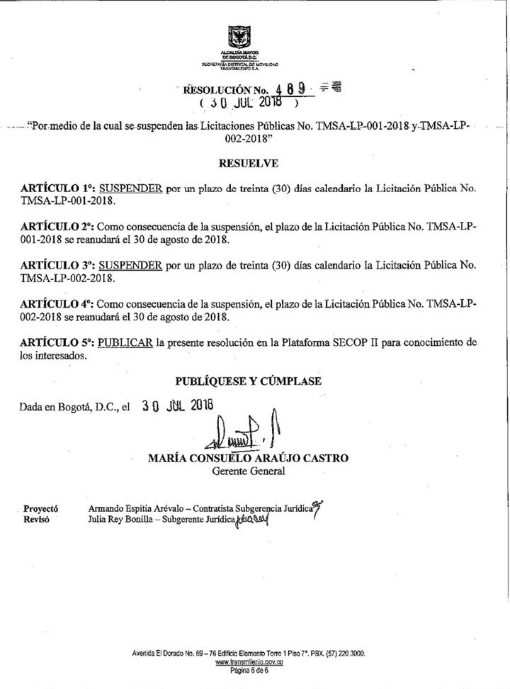 Notificación