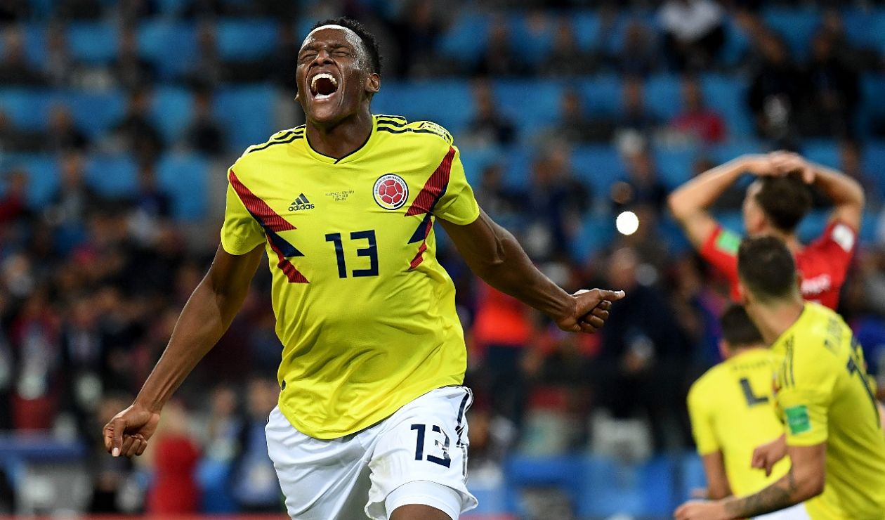 Yerry Mina fue el goleador de Colombia en el Mundial de Rusia