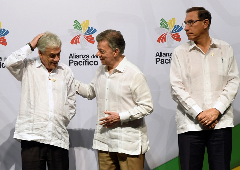 Presidente Santos en Cumbre Alianza Pacífico