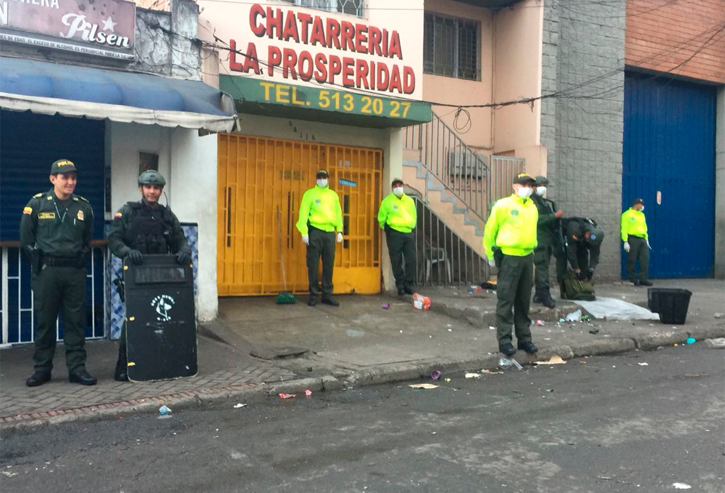 La Policía Metropolitana del Valle de Aburrá en el “Bronx” de Medellín