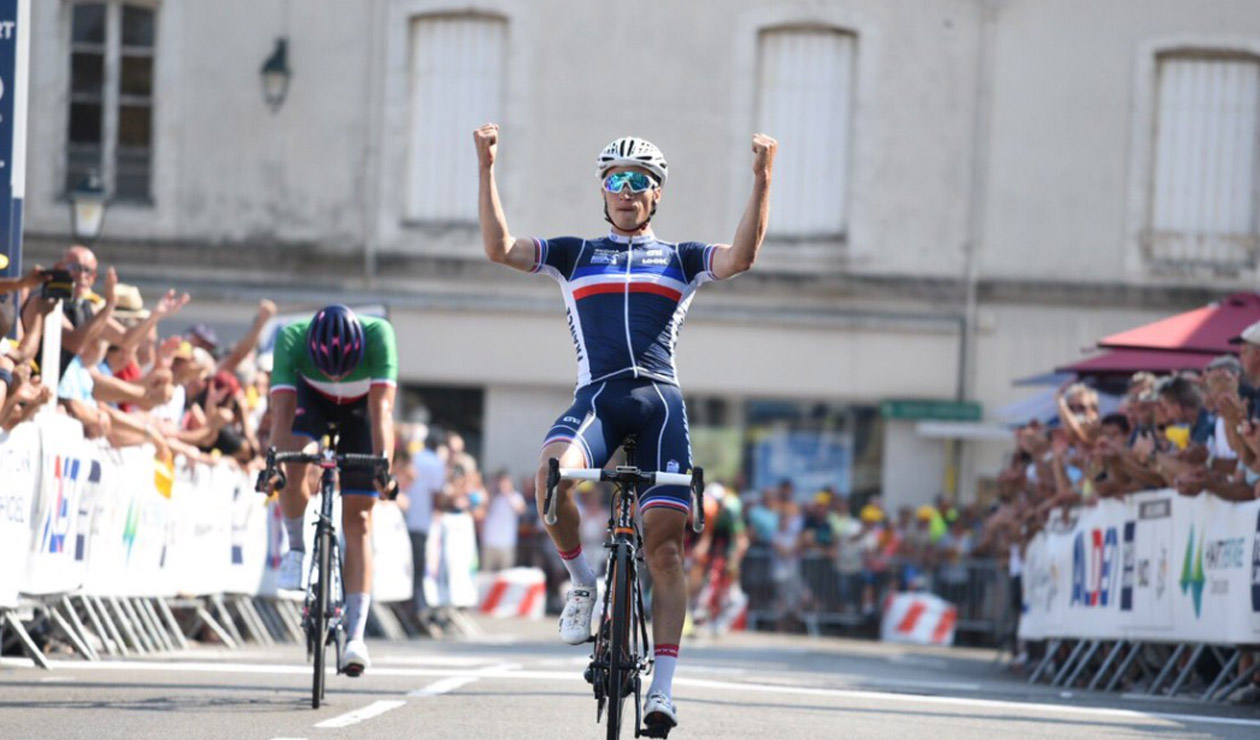 Damian Touzet, ganador de la tercera etapa del Tour de L'Avenir