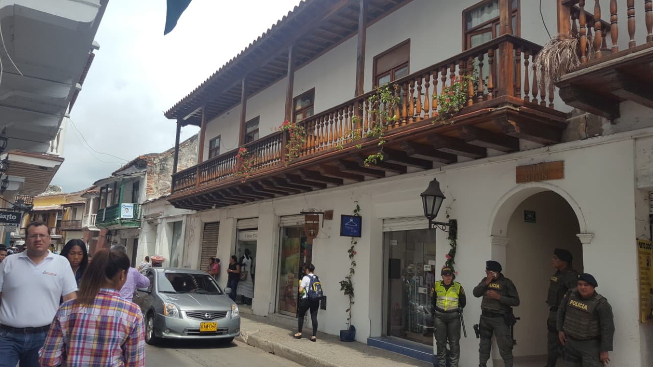 Hostal donde se realizaban los encuentros sexuales 