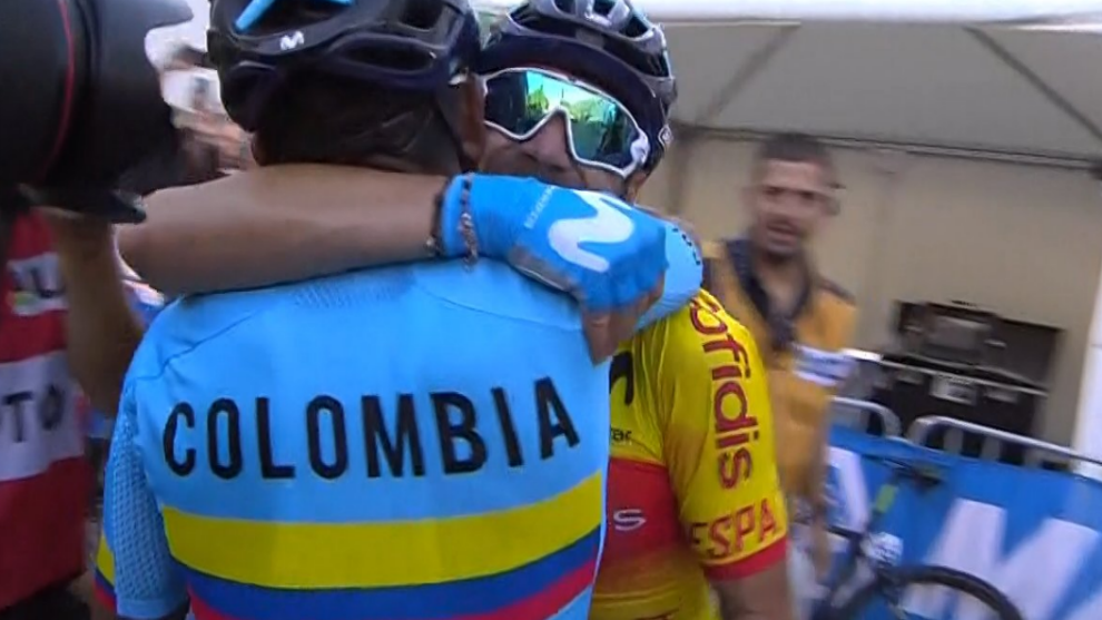 Nairo y Valverde