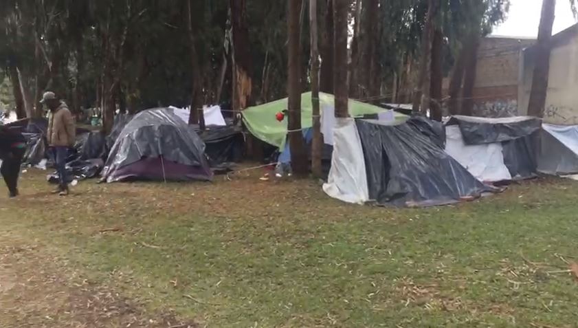 Asentamiento de venezolanos en Bogotá.