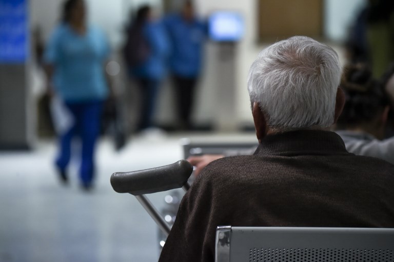 Paciente atendido en un centro hospitalario, en Colombia