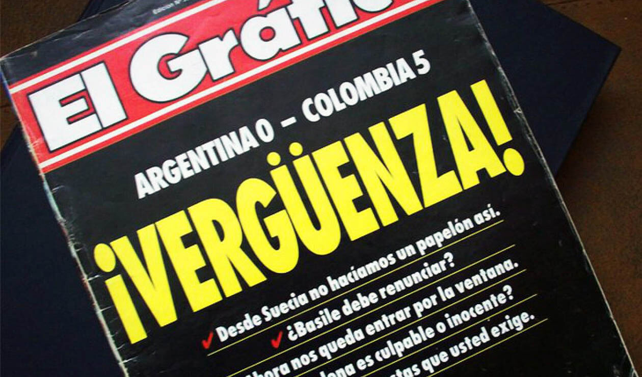 Portada de El Gráfico el 6 de septiembre de 1993  